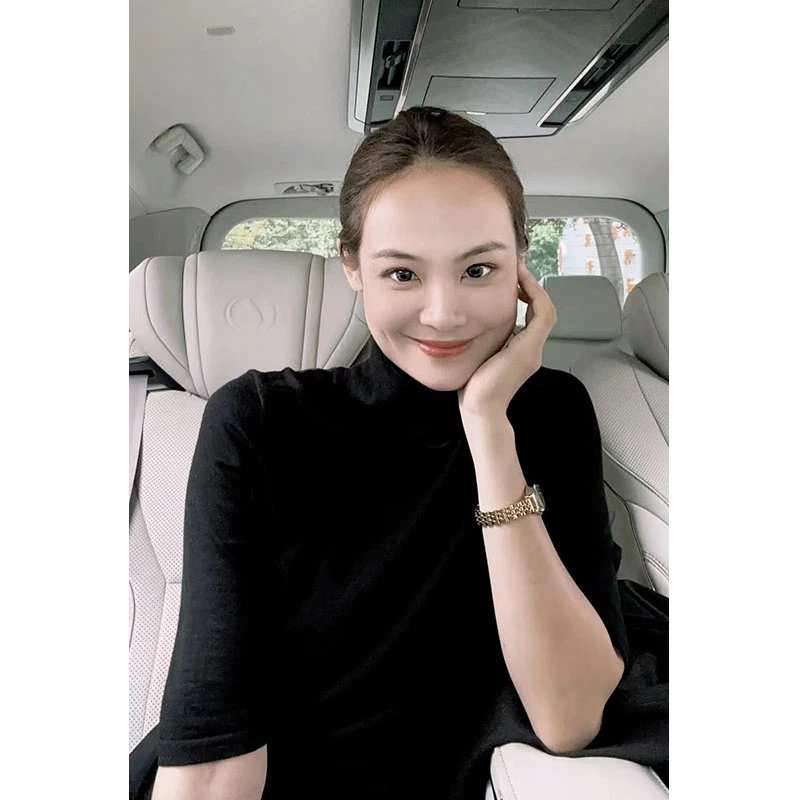 A美洋MEIYANG 女神羊毛衫 可机洗扬子优雅半高领修身长/短袖打底