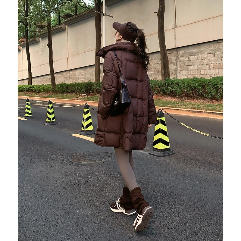 美洋MEIYANG 魔方鹅绒服【春亚纺安心鹅绒50+】绗缝长短款羽绒服