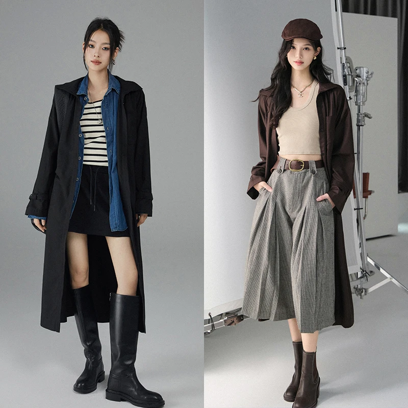 【现货】美洋MEIYANG尼基塔风衣定制高支高密 | 酷飒领廓形长款外套