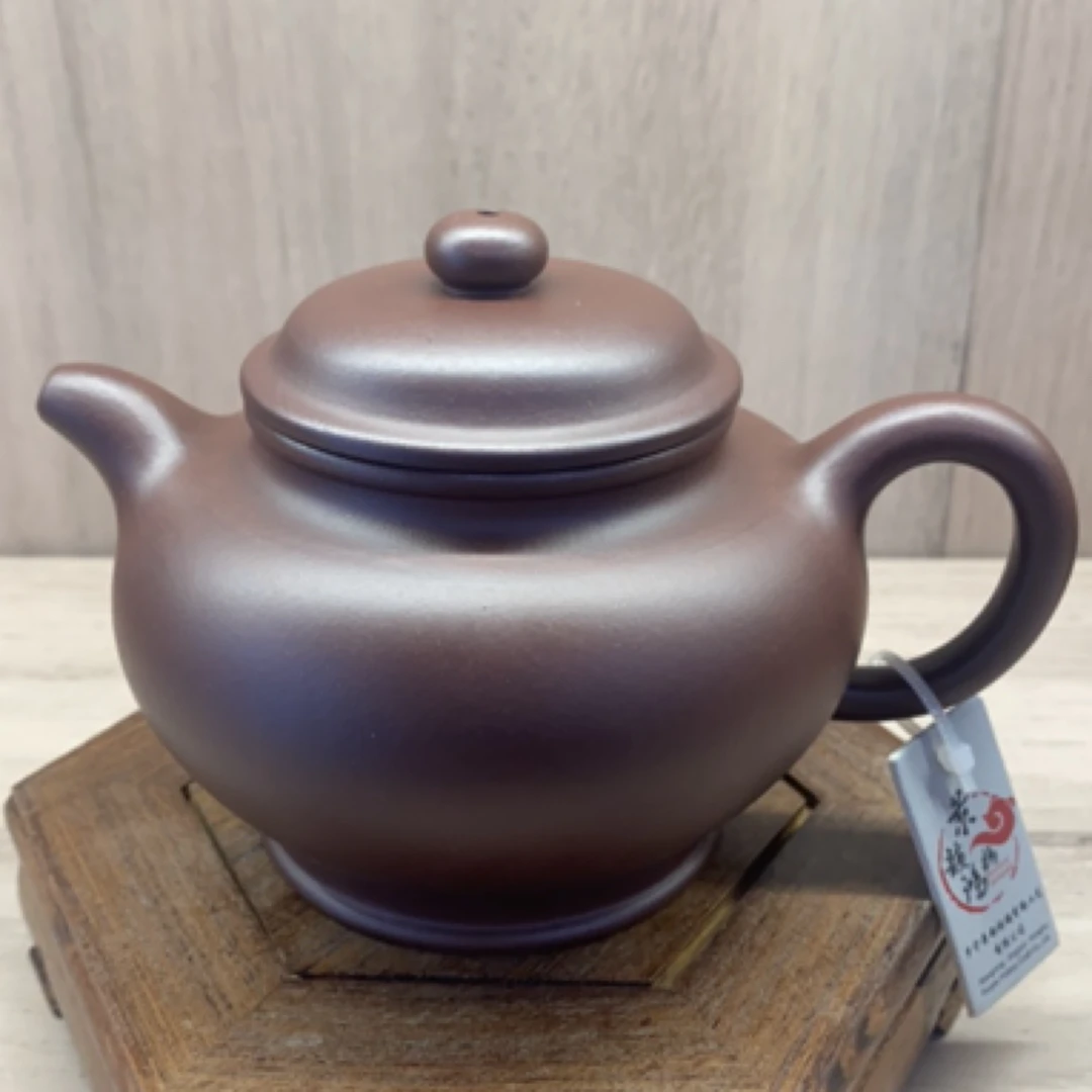 景韵鸿鹄光面掇只壶