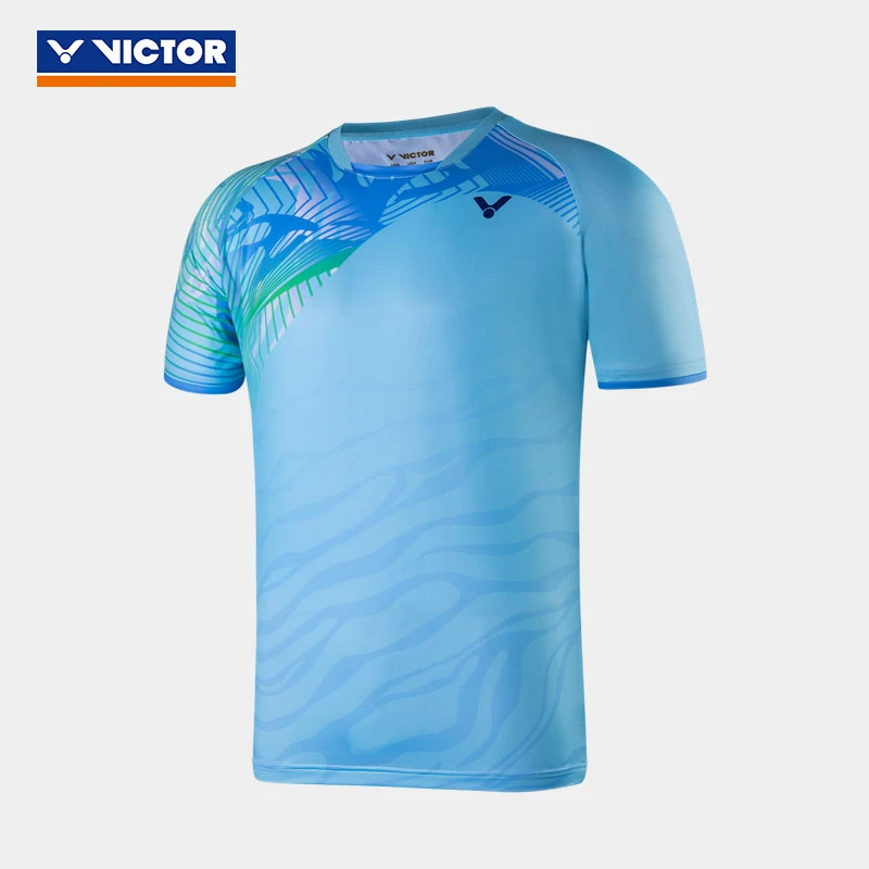 VICTOR/威克多胜利羽毛球大赛服T-25003短袖04无袖中性款大赛服