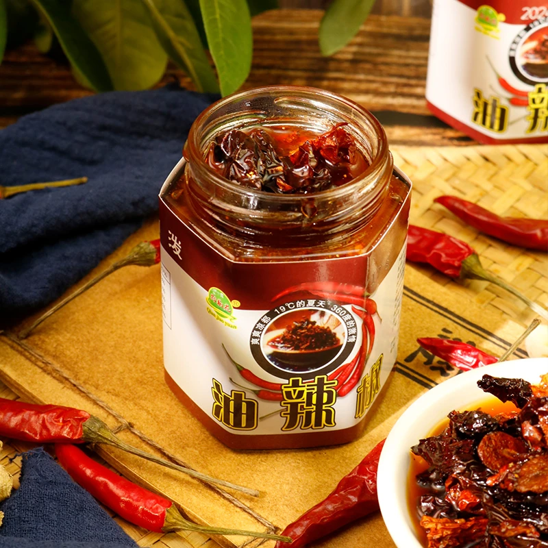 贵州特色油辣椒 羊肉粉秘制作大颗粒节节油辣辣子拌粉拌面扮凉菜