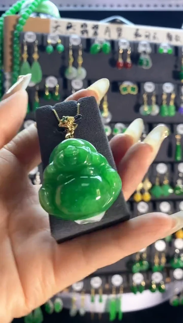 【闪购商品】翡翠耳饰银S925镶嵌221..