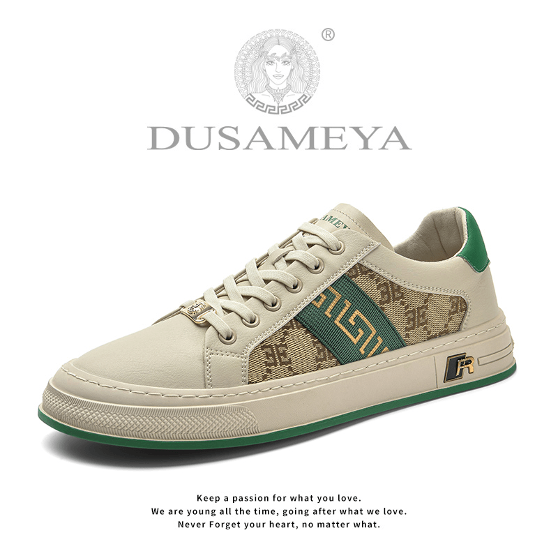 DUSAMEYA/杜莎米娅私人定制 ）时尚百搭情侣款轻奢复古透气小板鞋