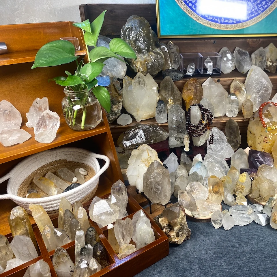 【酥皮儿专属】亮晶晶小喜马摆件喜马拉雅透明多样性拍下发其一