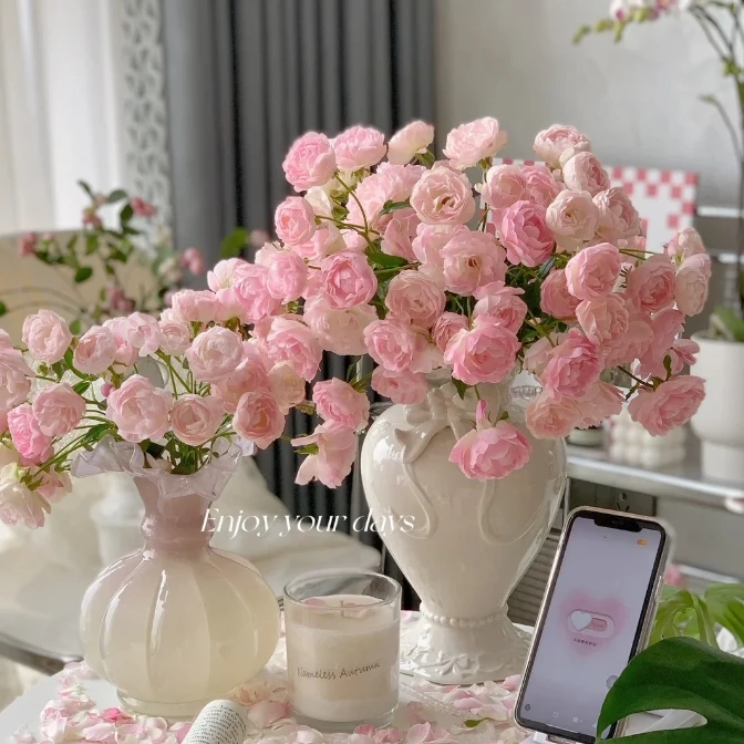 粉泡芙玫瑰 多头  云南基地直发 两单顺丰冷链  好看 高级