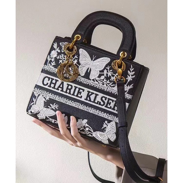 复古托特包小众潮流手拿包高奢斜跨H147