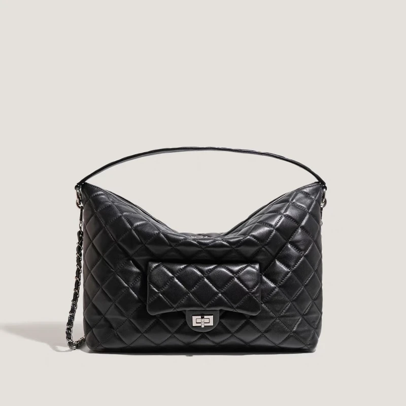 2024新款潮流手提编织单肩斜跨女包H043