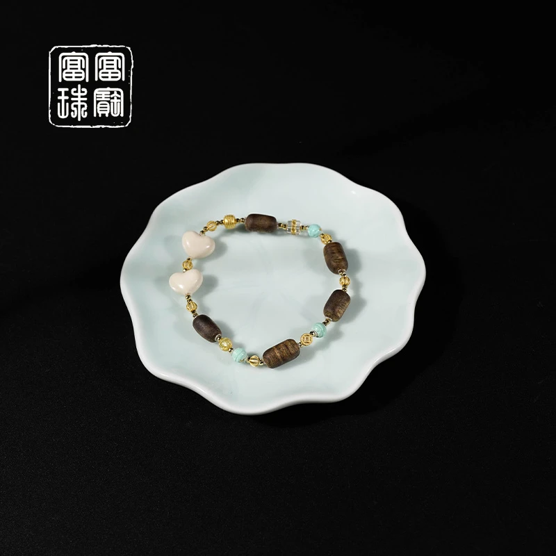 【木兮】富富珠宝 猛犸牙手串（天然珠宝多样性发）