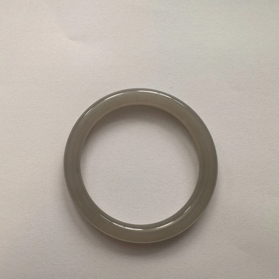 【藕紫美人条】富富珠宝 和田玉百搭手镯（天然珠宝多样性发）