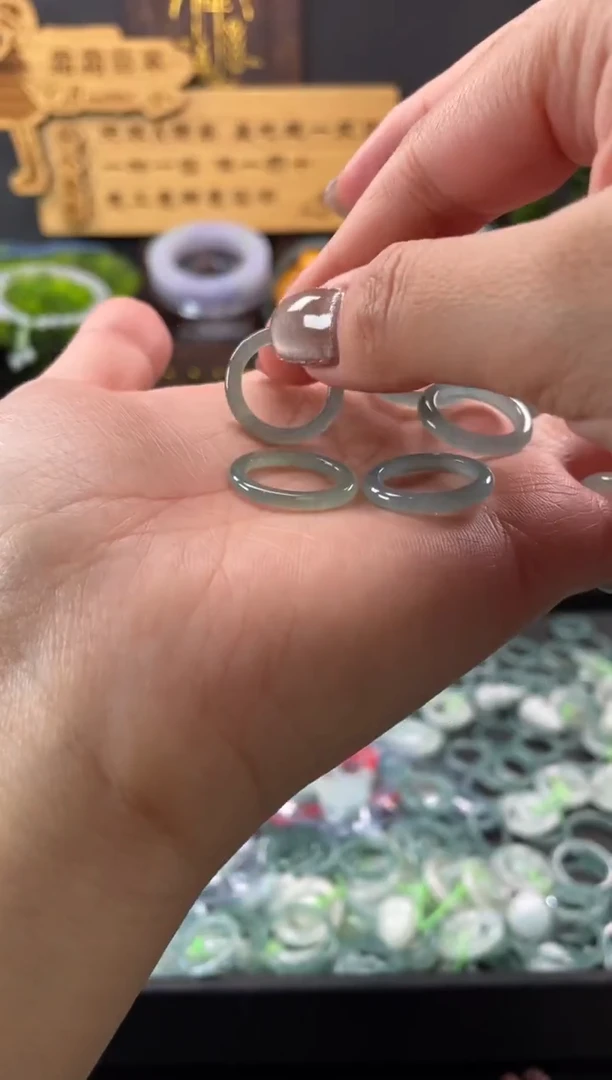 【闪购商品】翡翠戒圈未镶嵌戒圈