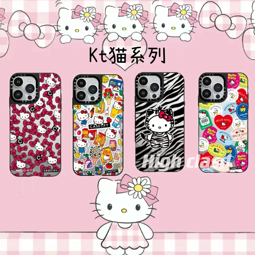 【CASE凯蒂猫系列】适用苹果16promax手机壳iPhone15Pro镜面13/12