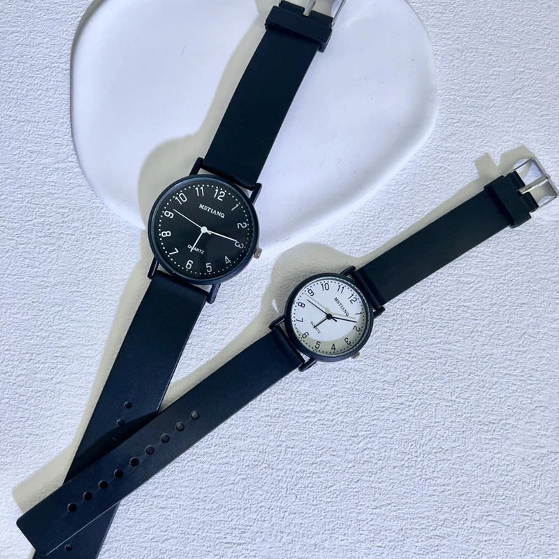 学生中高考试专用手表公务员 小众ins简约冷淡风男女情侣潮流腕表