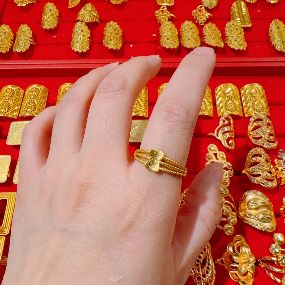 铁合金戒指 (015)新款时尚戒指nipal