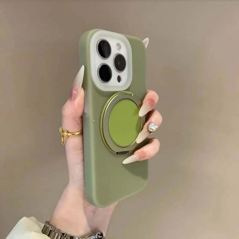 Magsafe磁吸支架适用苹果16手机壳iphone15防摔14新13液态硅胶软