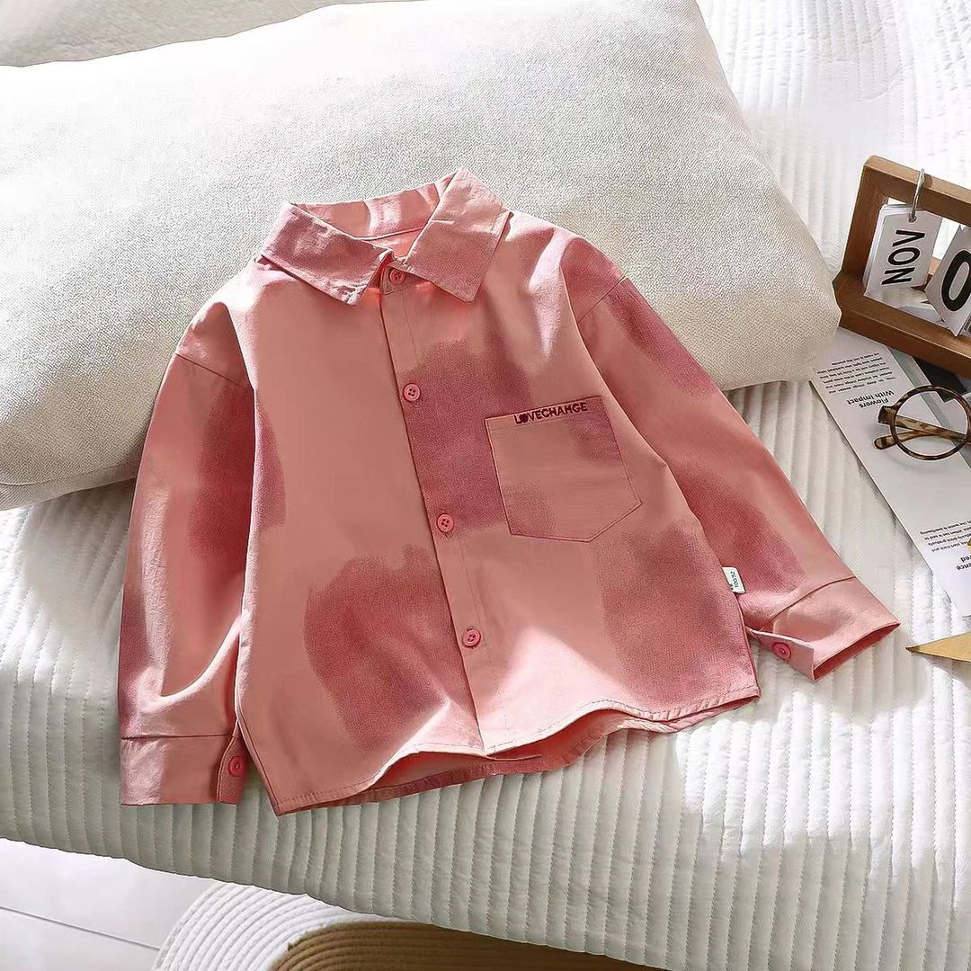 儿童衬衣春秋款新款宝宝秋装韩版中小童长袖儿童白儿童白色衬衫