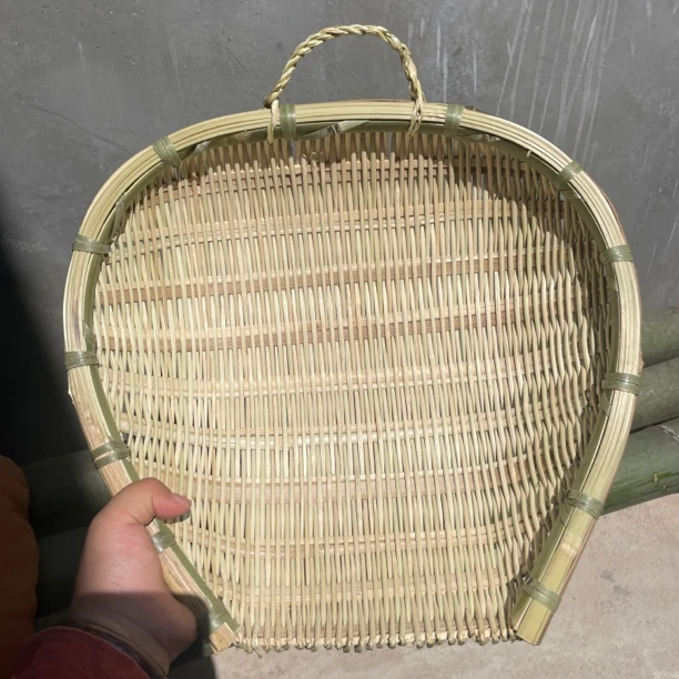 37厘米竹青皮筲箕