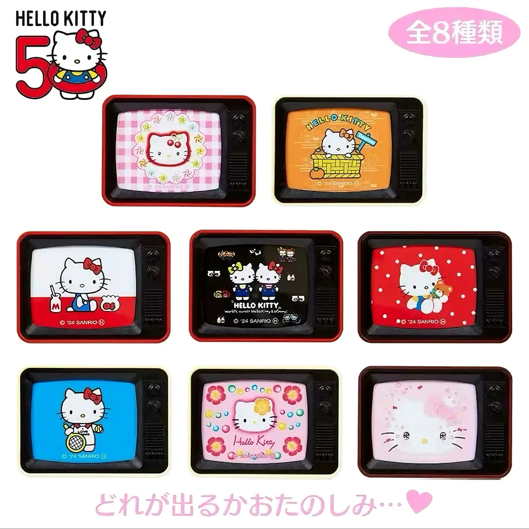 【同意代拆】日版三丽鸥hello kitty限定复古电视机造型冰箱贴盲盒