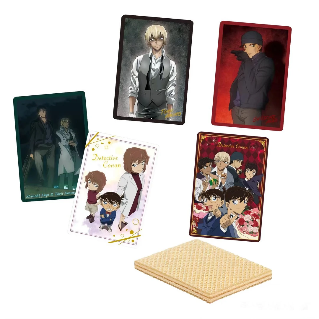【同意代拆】名侦探柯南正版威卡脆卡牌威化第一弹