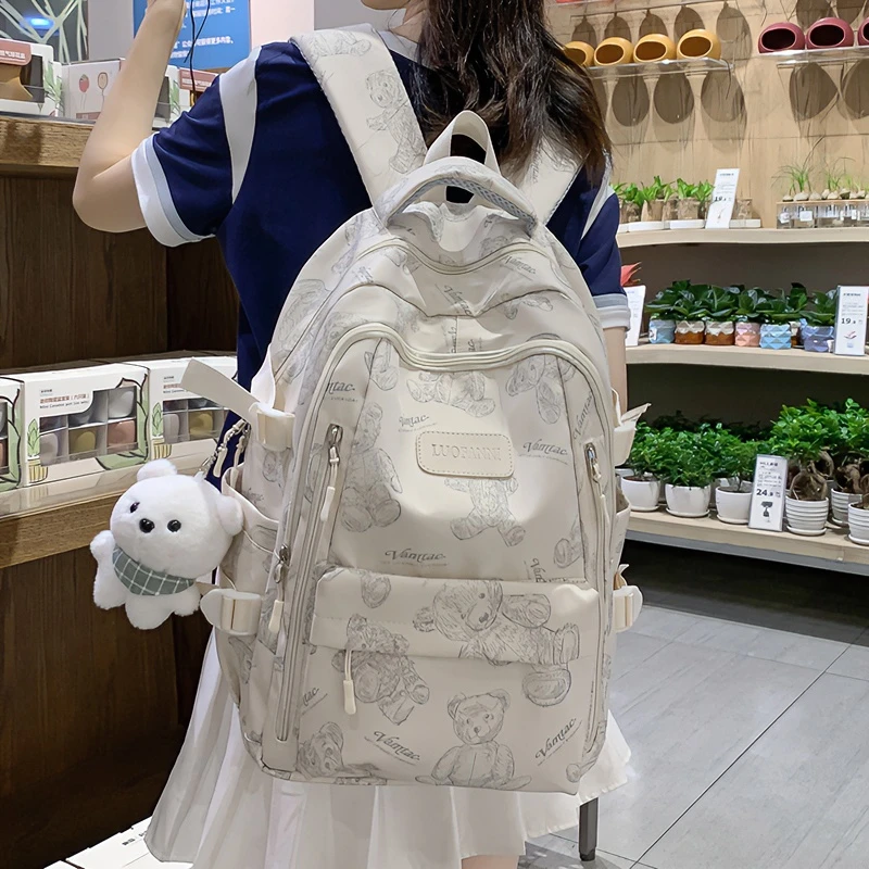书包女推荐高中小学生初中生高颜值校园大容量森系日系双肩包爆款