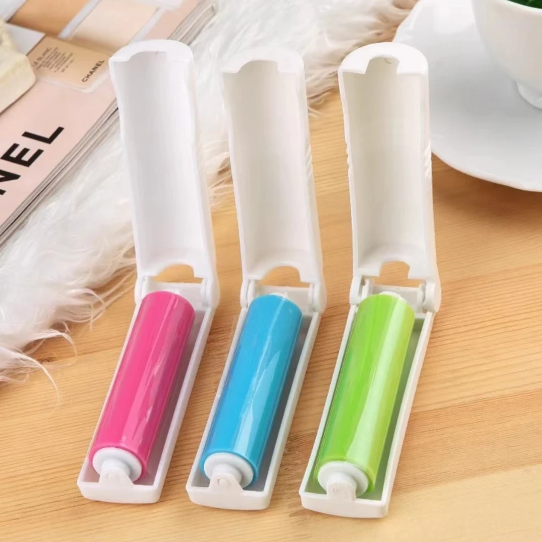 随身携带迷你折叠反复水洗粘毛器衣物宠物除毛器床单除尘可循环款