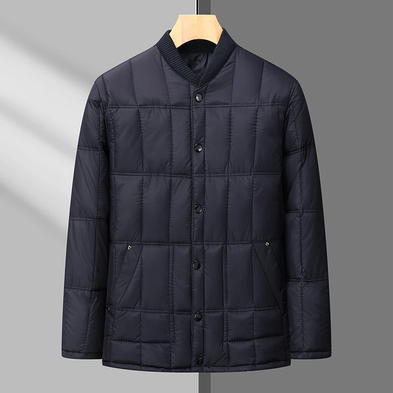 爸爸男士棉袄中老年人外套内胆冬装内穿小棉袄爷爷保暖棉服加厚款