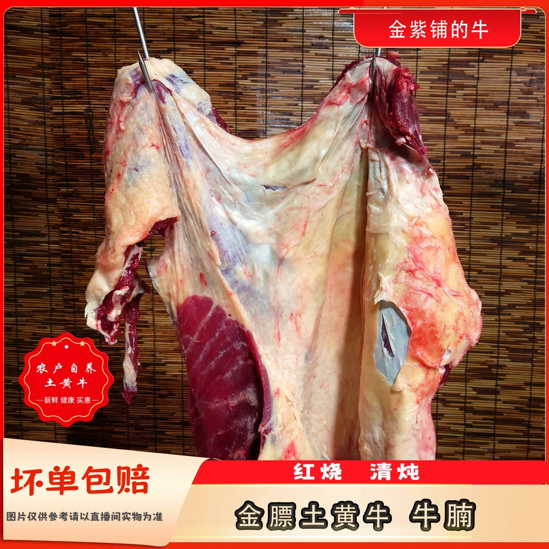 【牛腩】金膘土黄牛 牛腩 现场称重 冷链发货