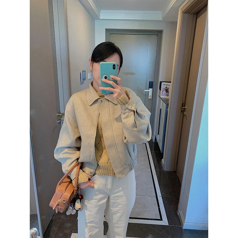 2025秋冬新款 短外套女