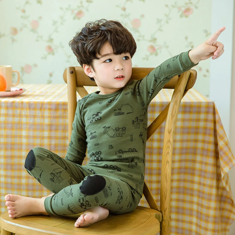 儿童内衣套装秋冬纯棉秋衣秋裤男宝宝大童薄款小孩保暖线衣线裤