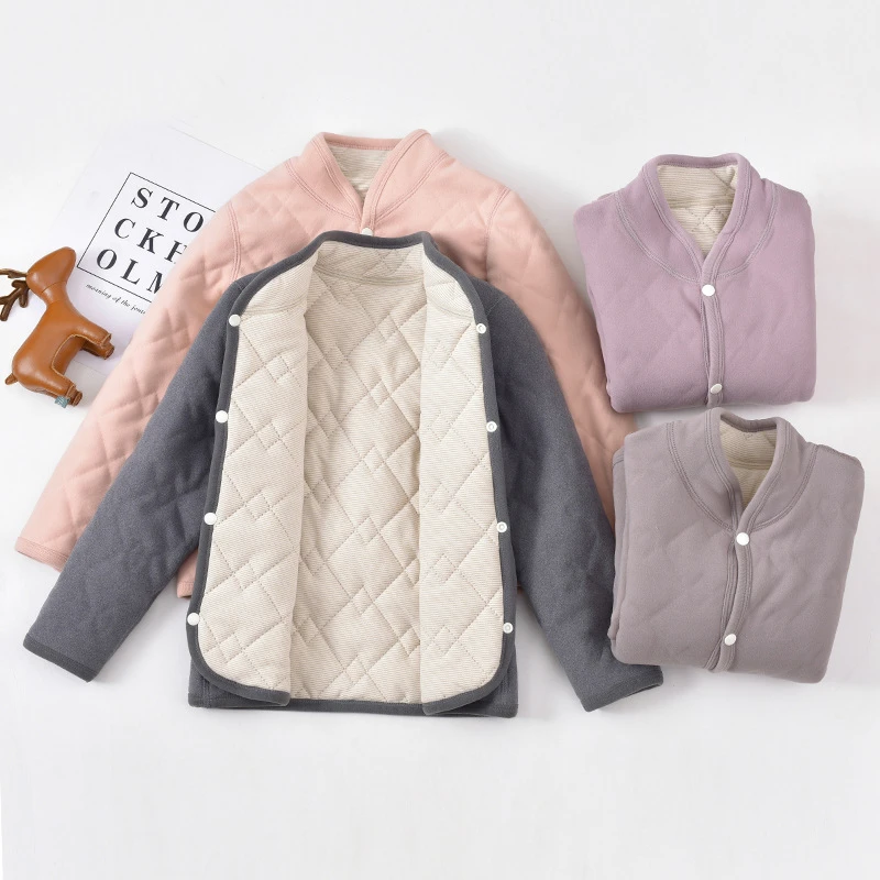 儿童棉服冬季2023新款保暖冬装男童棉衣内穿内搭校服神器秋冬服装