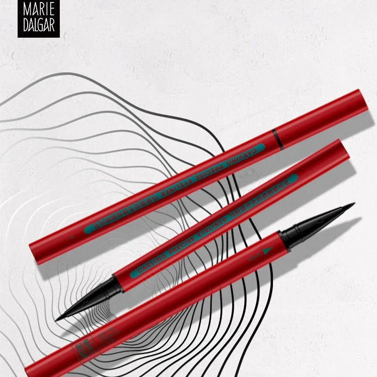 玛丽黛佳先锋微雕眼线笔防水不晕染小红笔初学者酷黑极细实体正品