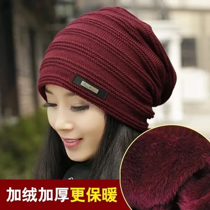 帽子女秋冬季包头帽韩版潮套头帽堆堆帽休闲女士头巾帽睡帽月子帽