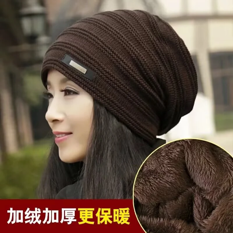 帽子女秋冬季包头帽韩版潮套头帽堆堆帽休闲女士头巾帽睡帽月子帽