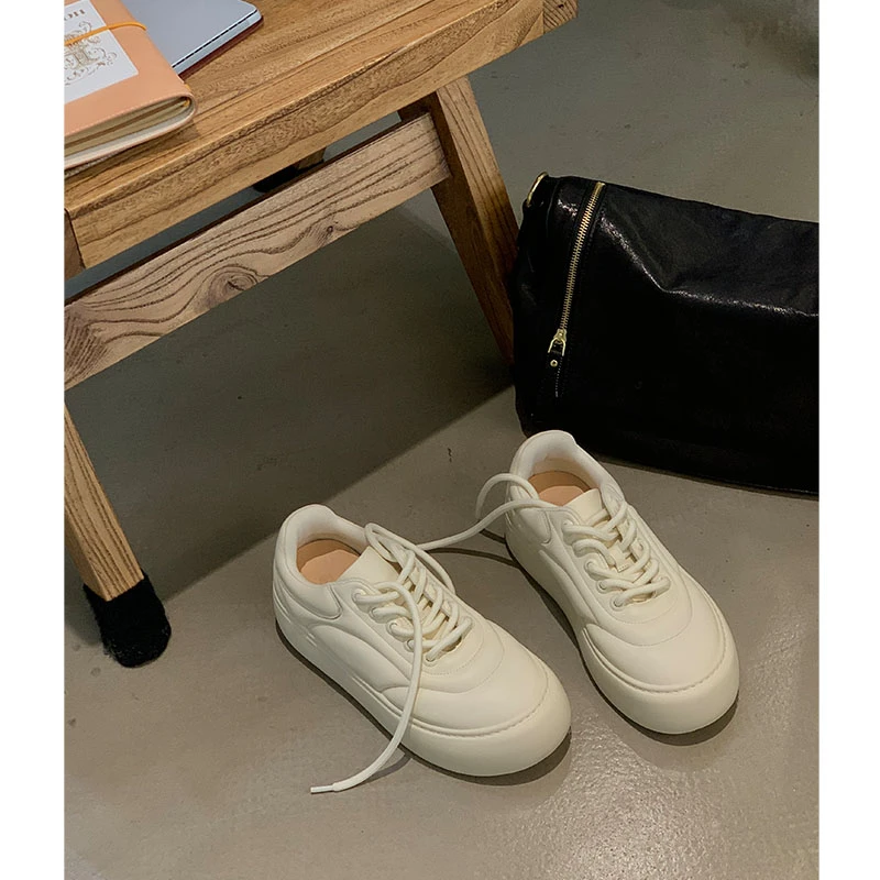 吕小布 | DY*M云朵面包鞋 泡泡德比减龄显瘦休闲板鞋女0381