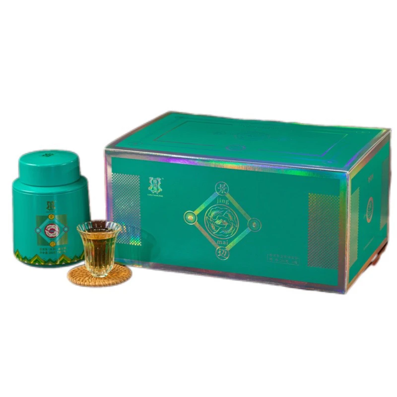 隆昌號 普洱茶 景迈罐装7克龙珠 生茶沱礼盒装 1200克/盒