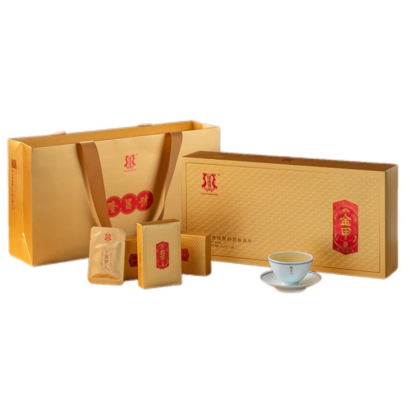 隆昌號 普洱茶 2024年那卡金甲 生茶礼盒装  240克/盒