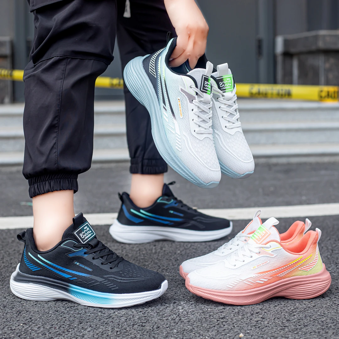 防泼水透气！秋季新款百搭轻便时尚休闲运动慢跑鞋6075
