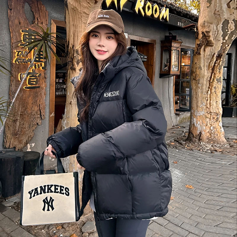 【丁】情侣款户外防风拒水加厚鹅绒抗寒-30度连帽可拆卸派克服