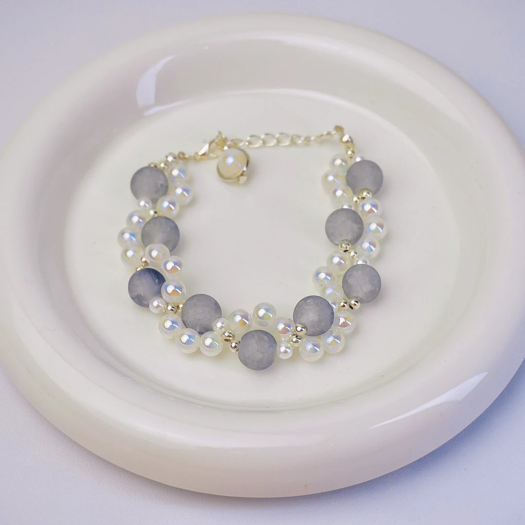 手工串珠夏日轻奢厚重风手串