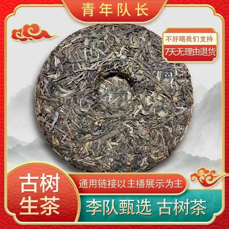 青年队长2021年昔归 生茶 普洱茶 饼茶 200g