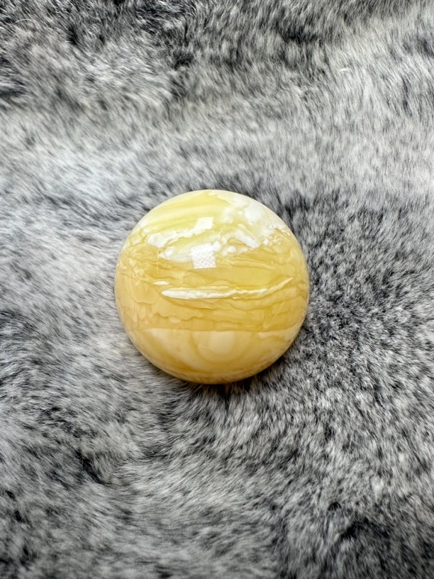 51号 34➕瓷白虎皮千层妖花蜜蜡珠