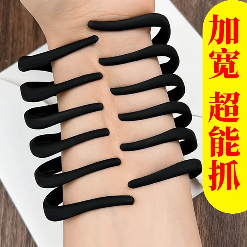 南瓜夹大号发夹女后脑勺发卡盘发鲨鱼夹黑色成人简约抓夹慵懒风