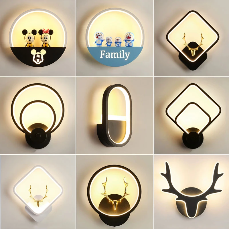 2022新款网红壁灯床头卧室客厅电视背景墙灯楼梯阳台阅读装饰灯具