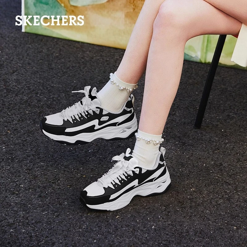 【赵露思同款】斯凯奇老爹鞋女子网面透气复古厚底百搭低帮896156