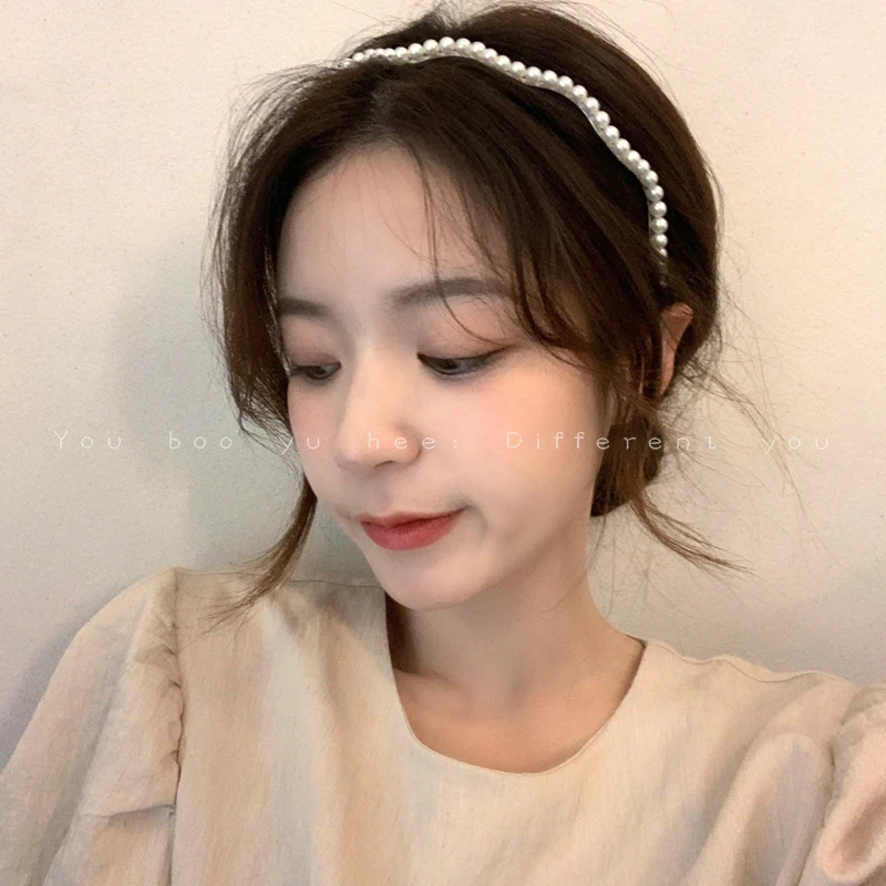 法式网红压发箍女夏天甜美外出百搭碎发头箍发饰复古头饰气质ins