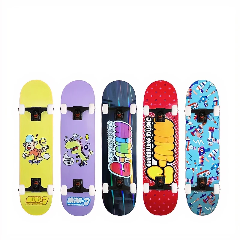 JUSTICE 滑板mini儿童可爱专业滑板4岁～10岁  严选减震防水