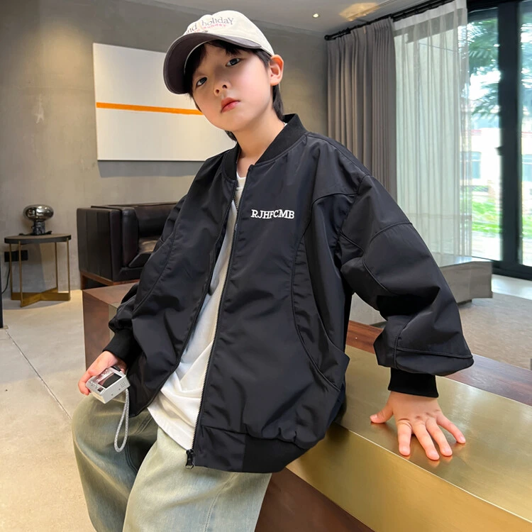 男童外套春秋款2025新款儿童秋装棒球服中大童秋季夹克上衣洋气潮