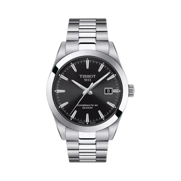 99新 Tissot/天梭 壹/风度系列127407/条钉黑/公价6850/40mm/简约