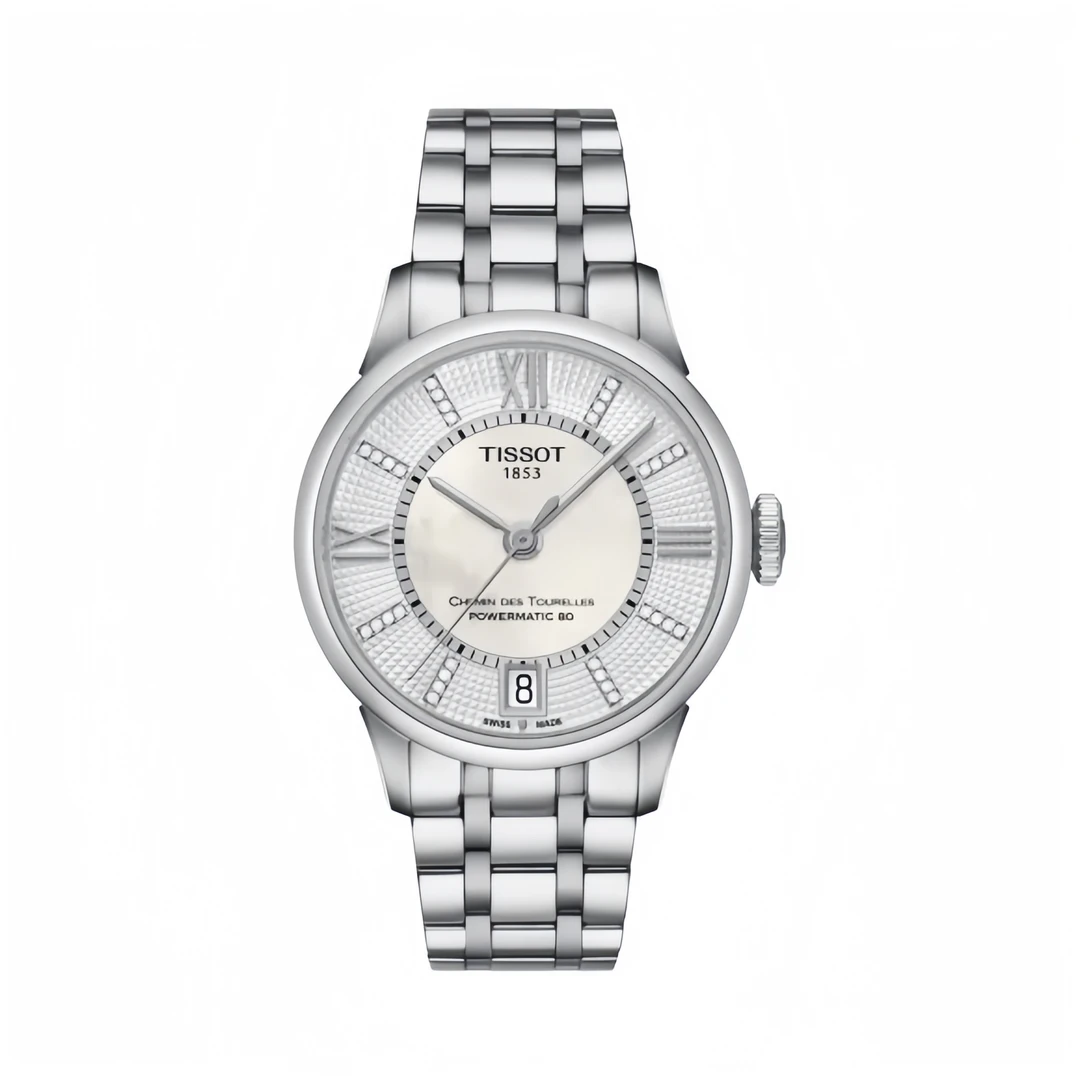 99新 Tissot/天梭 壹/杜鲁尔099207贝母/表径32/公价7750女