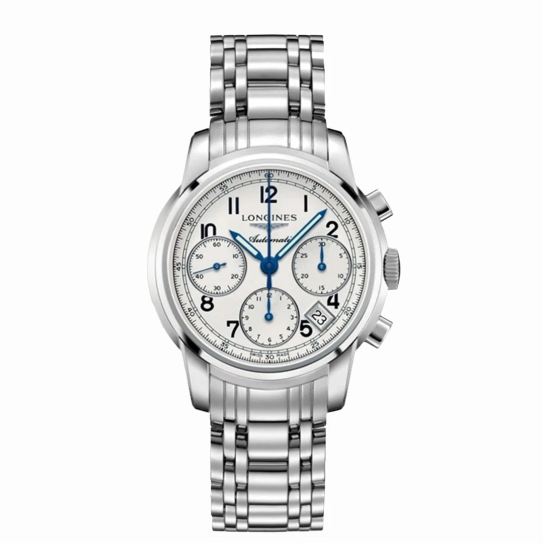 99新 Longines/浪琴华/索伊米亚752三眼阿拉伯/41表径
